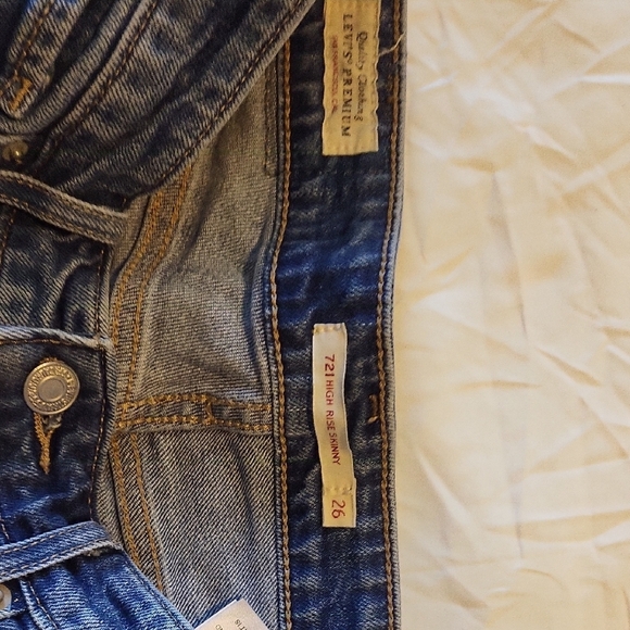 Levi's Blue Jean Shorts for Women - Picture 3 of 3